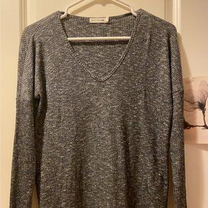 Rag and Bone Jean V-neck Grey Sweater